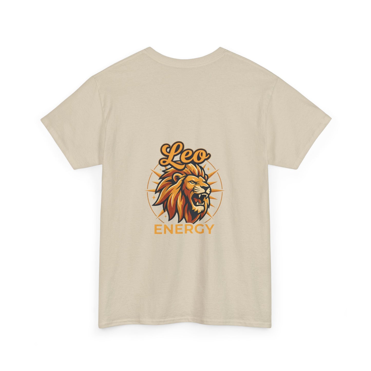 Leo Energy T‑Shirt — Lion Zodiac Graphic Tee