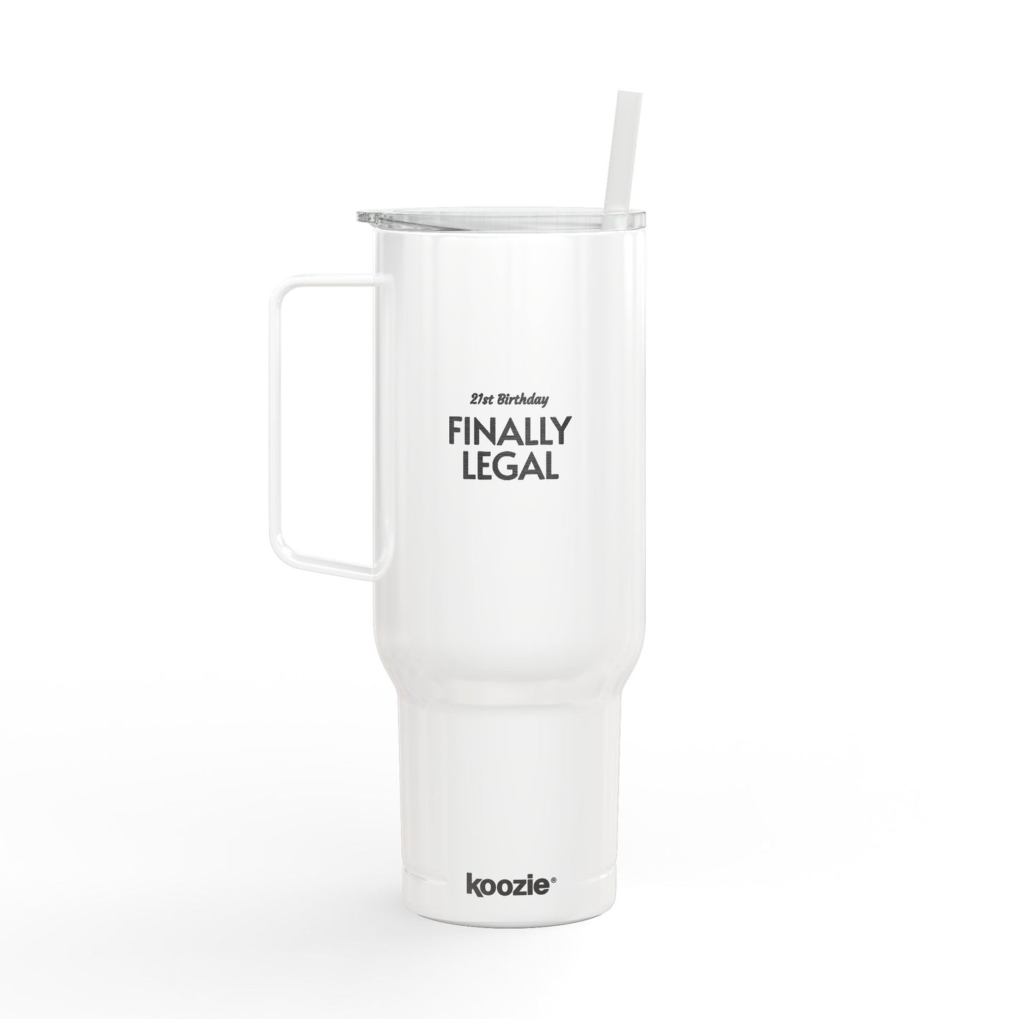 40oz Engraved Tumbler - "Finally Legal"