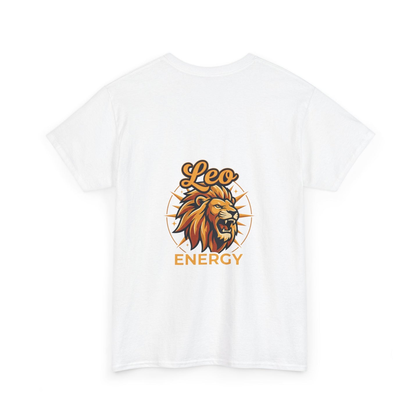 Leo Energy T‑Shirt — Lion Zodiac Graphic Tee