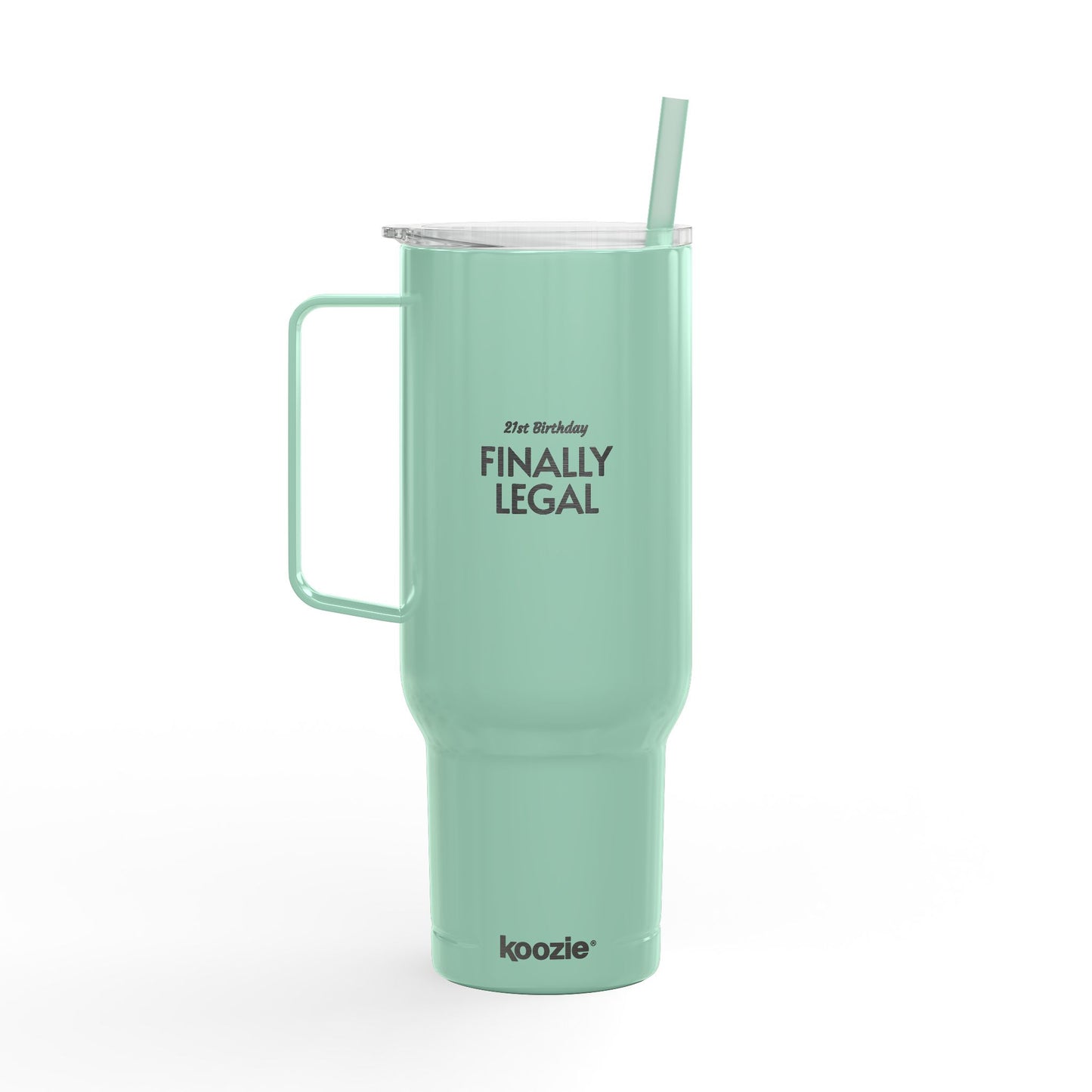 40oz Engraved Tumbler - "Finally Legal"
