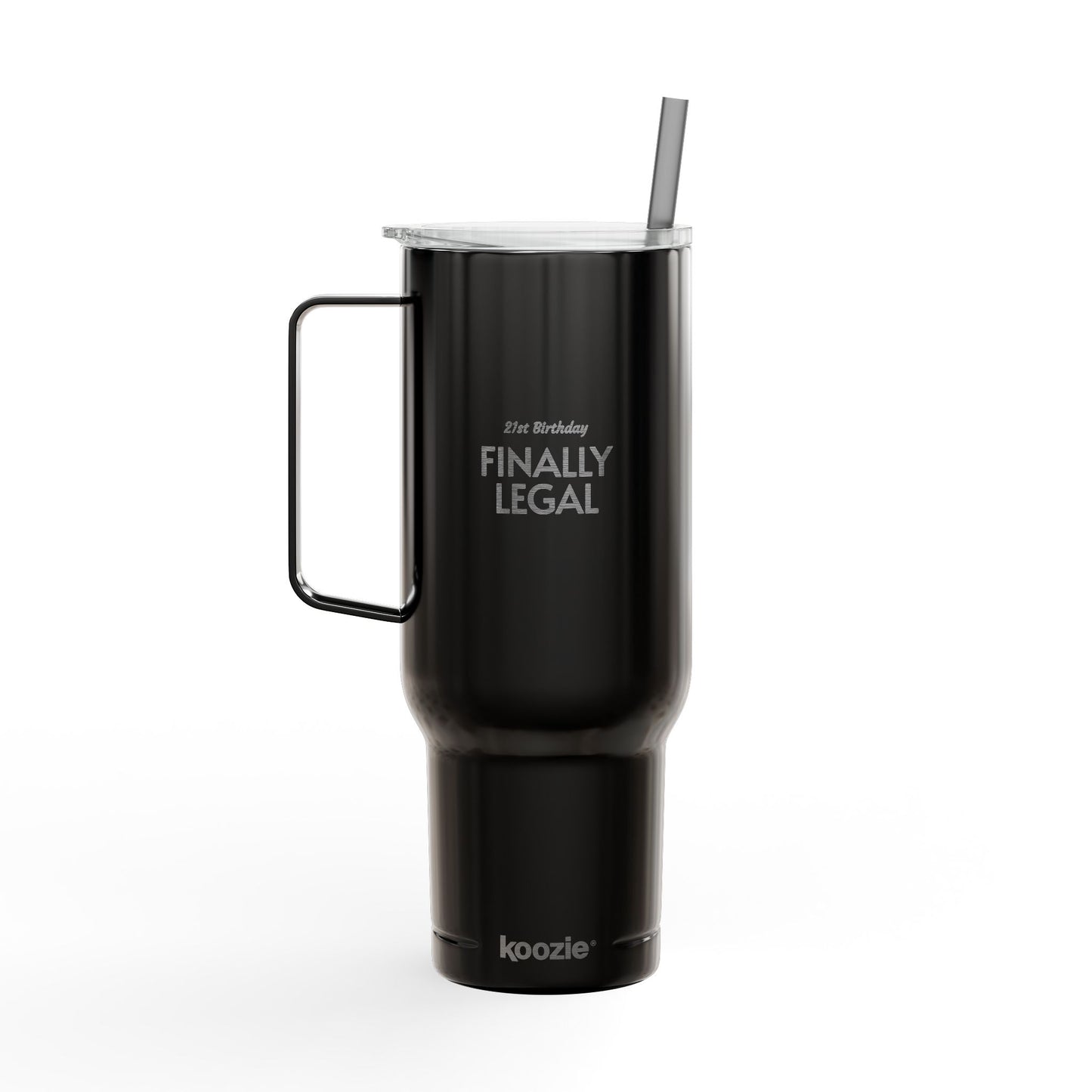 40oz Engraved Tumbler - "Finally Legal"