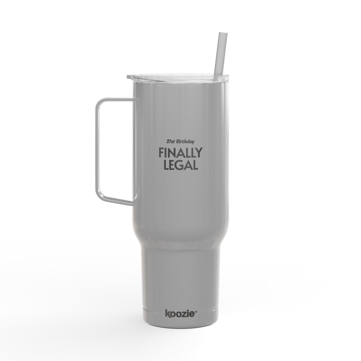 40oz Engraved Tumbler - "Finally Legal"