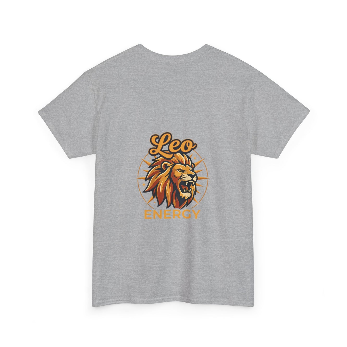 Leo Energy T‑Shirt — Lion Zodiac Graphic Tee