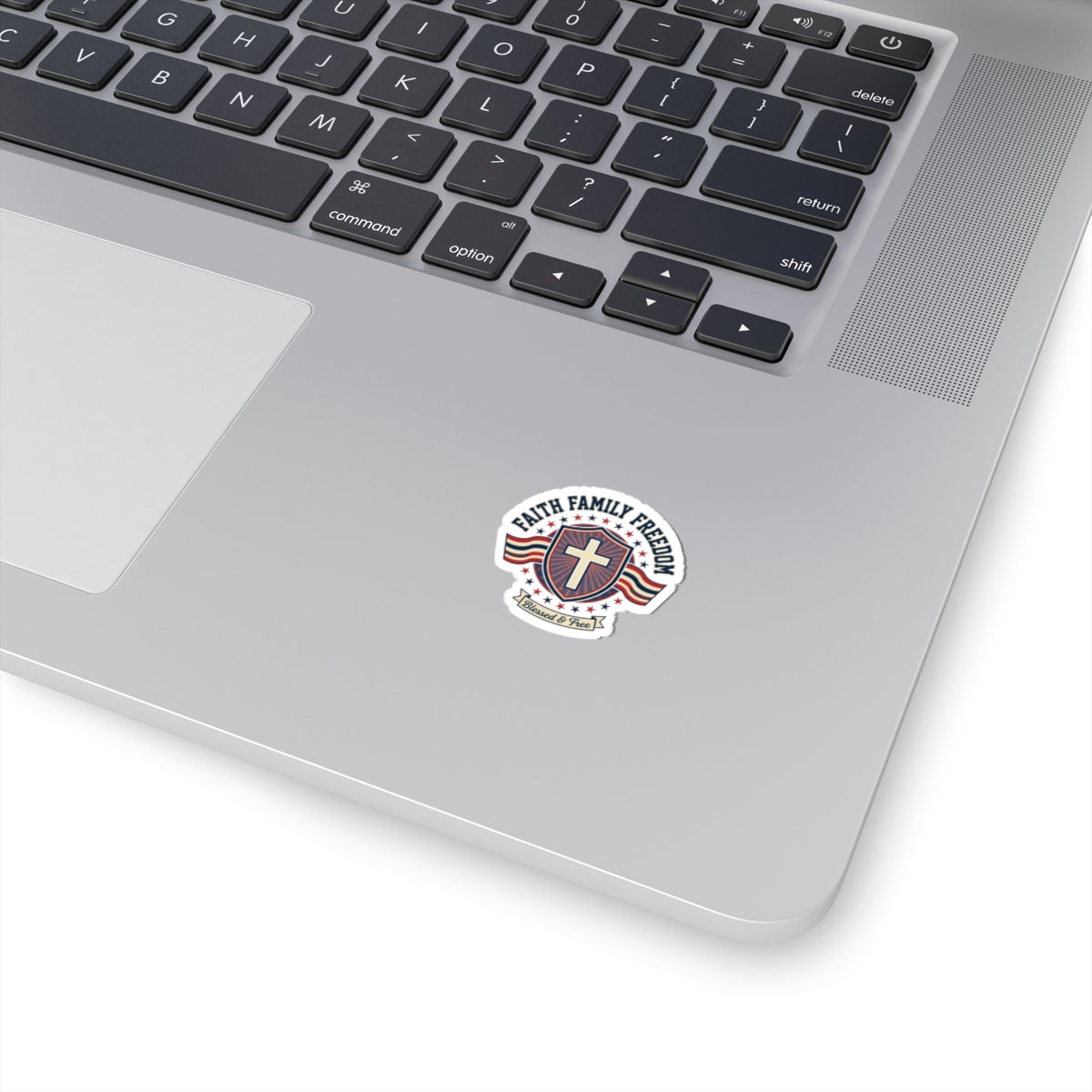 Faith Family Freedom Sticker | Faith-based Patriotic, Vintage Americana