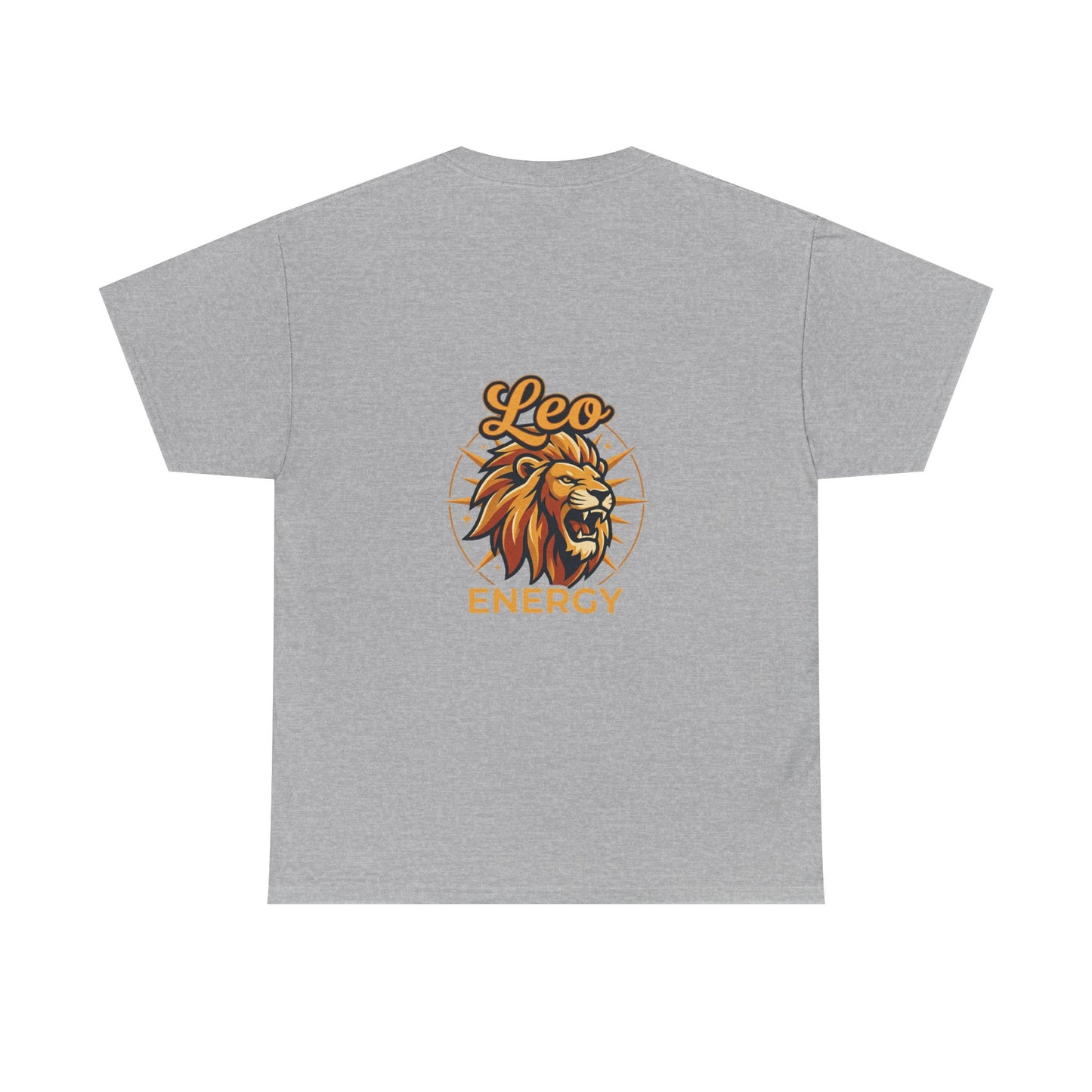 Leo Energy T‑Shirt — Lion Zodiac Graphic Tee