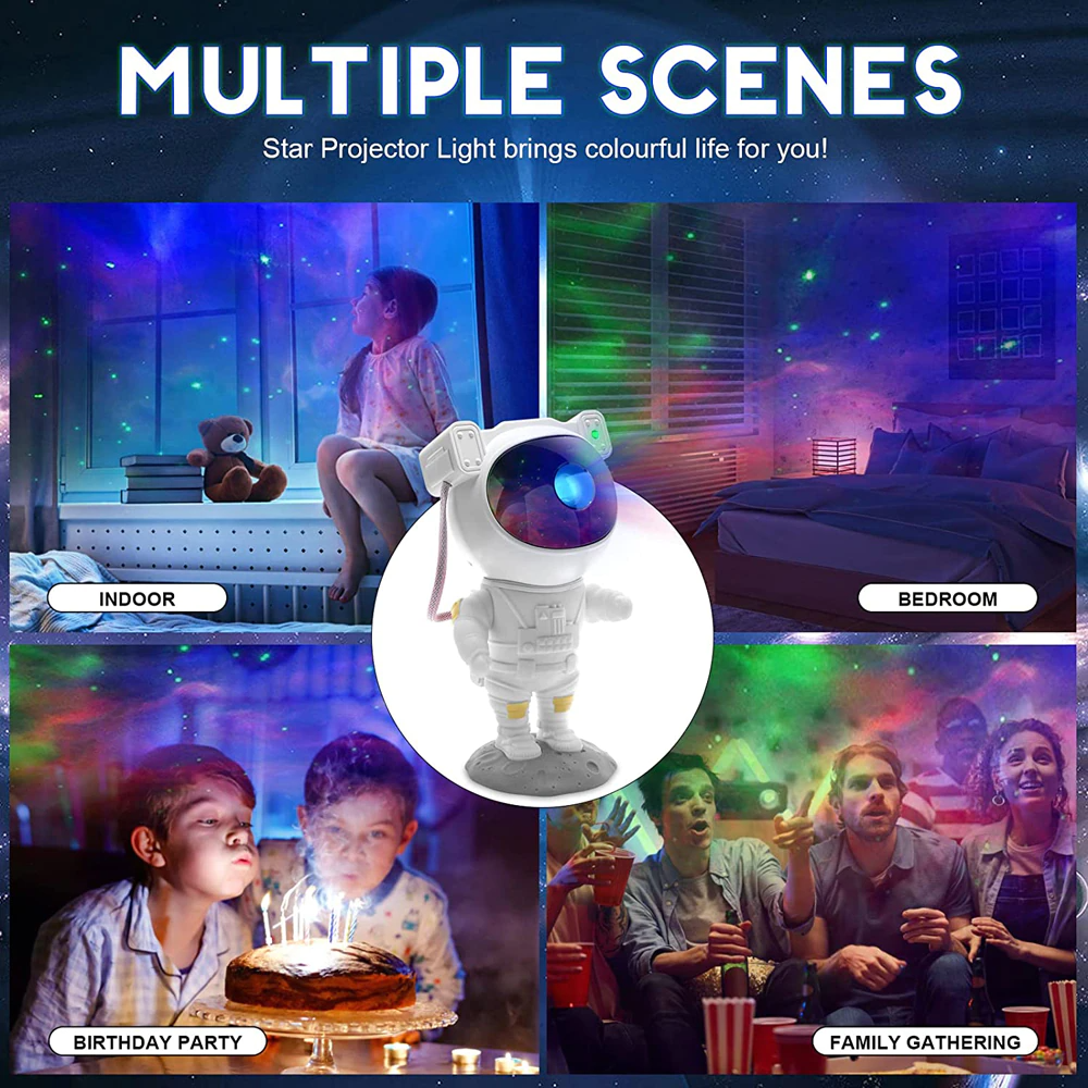 Galaxy Astronaut Star Projector™ – Transform Your Room Into a Cosmic Escape