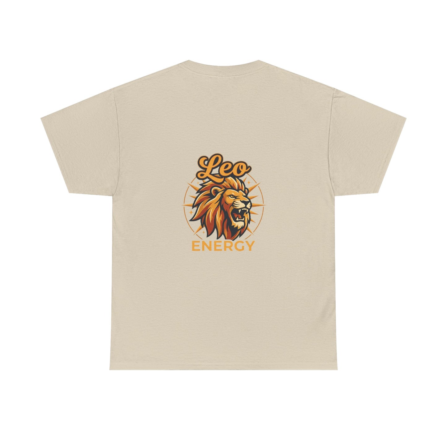 Leo Energy T‑Shirt — Lion Zodiac Graphic Tee